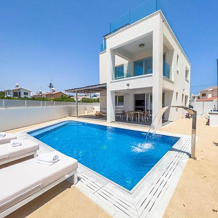 Geo Panoramic Villa +Pool +Game Room +Gym Protaras Esterno foto
