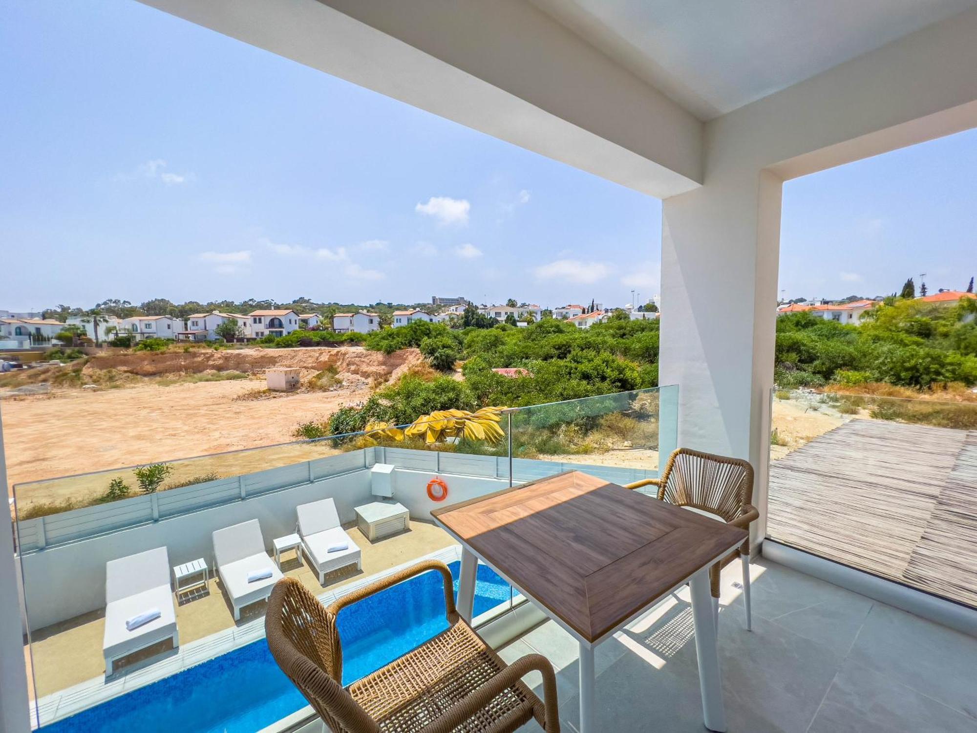 Geo Panoramic Villa +Pool +Game Room +Gym Protaras Esterno foto