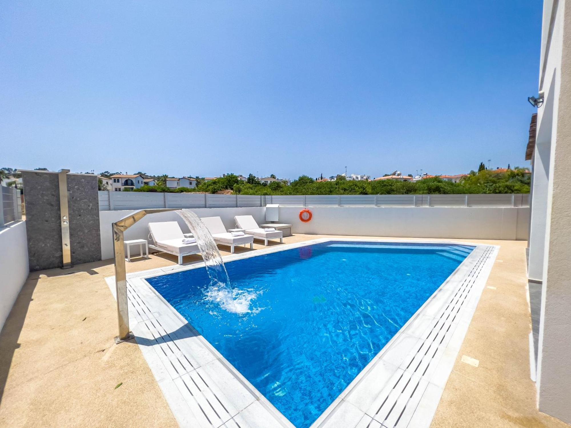 Geo Panoramic Villa +Pool +Game Room +Gym Protaras Esterno foto